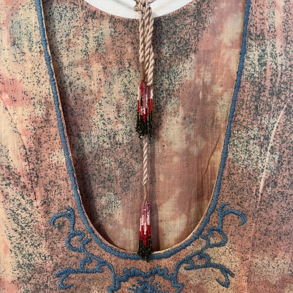 Free People Beaded Sundress Size M - Picture 2 of 4